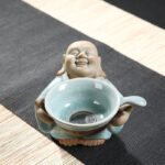 Ceramic Tea Strainer & Fair Cup – Elegant Tea Brewing Accessory for Water Separation and Filtering