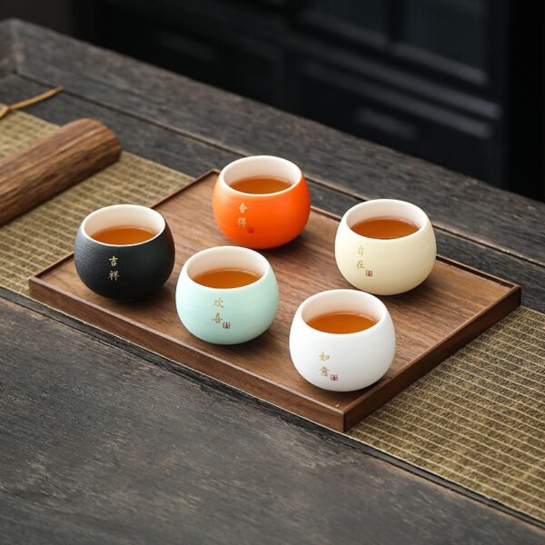 Company annual meeting gift to customers elders anniversary Mid-Autumn Festival souvenir tea cup gift box set practical customization