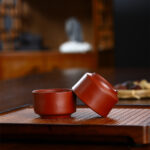 Purple clay tea cup small tea cup purple clay kung fu tea cup large master cup