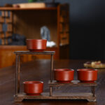 Purple clay tea cup small tea cup purple clay kung fu tea cup large master cup