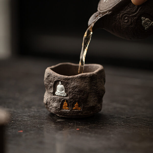 Dunhuang Wuxiang Old Rock Mud Tea Cup