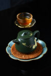 Green High Shipiao Teapot – Hand-Painted Floral | Original Ore | High-End Chinese Teaware