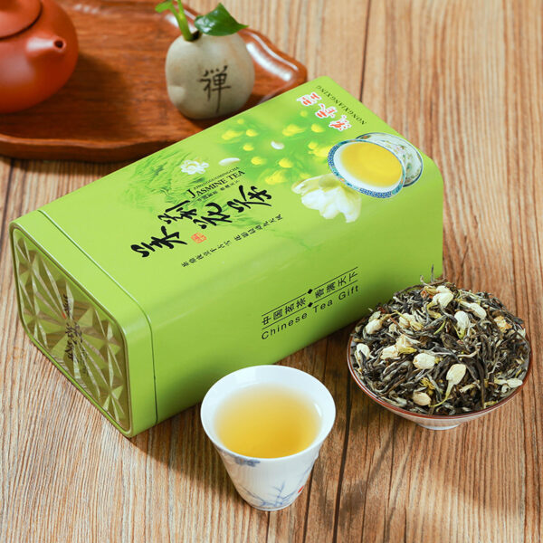 2025 New Tea Jasmine Tea Luzhou Fragrance Canned Loose Green Tea Herbal Tea