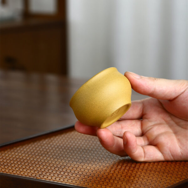 Purple clay tea cup small tea cup purple clay kung fu tea cup large master cup