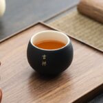 Company annual meeting gift to customers elders anniversary Mid-Autumn Festival souvenir tea cup gift box set practical customization