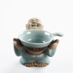 Ceramic Tea Strainer & Fair Cup – Elegant Tea Brewing Accessory for Water Separation and Filtering