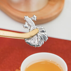999 household sterling silver tea pet tea ceremony silver brocade lithium about 2 grams