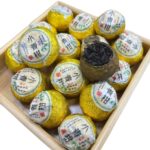 6-Year Aged Raw Puerh in Xiao Qing Gan (Young Tangerine Peel)10oz