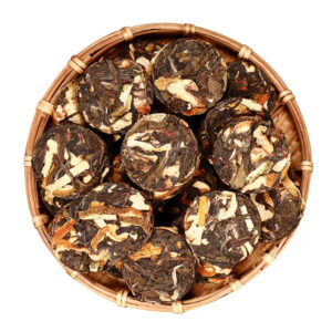 ORANGE PEEL RAW/SHU PU-ERH Mini Cake