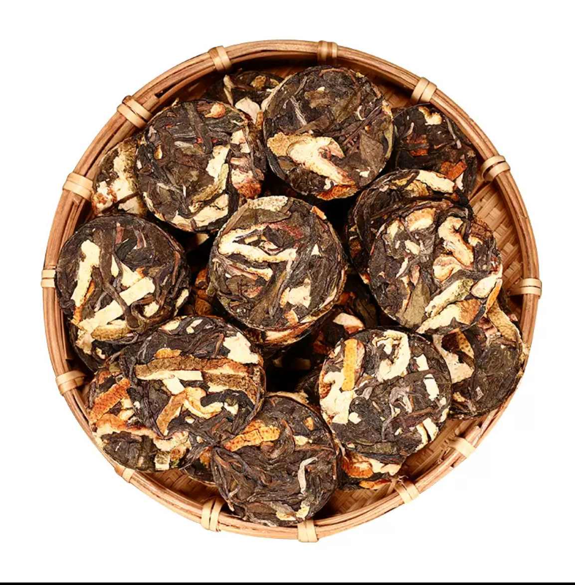 ORANGE PEEL RAW/SHU PU-ERH Mini Cake