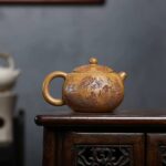 Yixing Purple Clay Teapot – Handcrafted Landscape Design