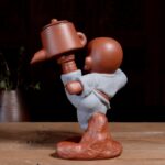 Zen Monk Lazy Tea Infuser - Creative Rotating Automatic Tea Strainer Set